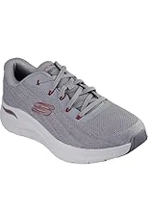 Skechers Arch Fit 2.0 Road Wave, Zapatillas Hombre, Gray, 41 EU