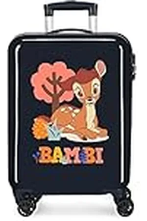 Disney Bambi Maleta de cabina Azul 38x55x20 cms Rígida ABS Cierre de combinación lateral 34L 2 kgs 4 Ruedas dobles