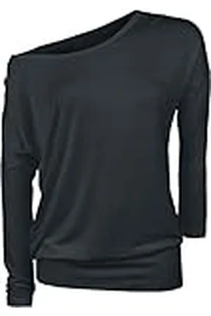 Build Your Brand BY041-Ladies Viscose Longsleeve T-Shirt, Women