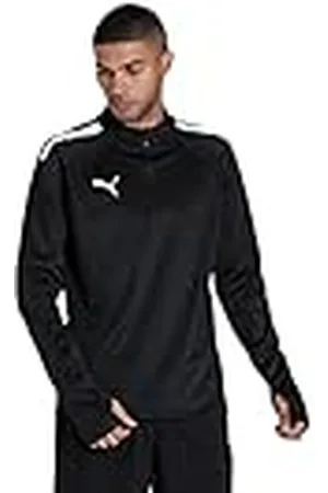 PUMA TeamLIGA 14 Zip Top Camiseta de Fútbol, Hombre, Negro ( Black/ White), XL