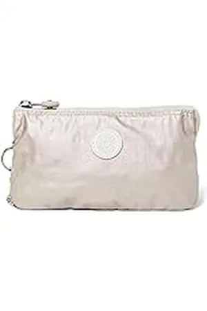 Kipling Creativity L Monedero Grande, Bolsas, Estuches, (Plata)