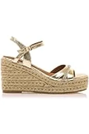 Maria Mare Sandalias de cuña Mujer Sandalias de cuña 68484 Mujer | Sandalias de cuña Casual | Cierre con Hebilla | 57099 | Oro