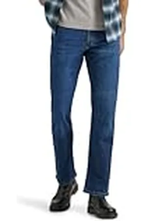 Lee Jeans legendarios de Corte Recto para Hombre, Infinito, 34W/32L