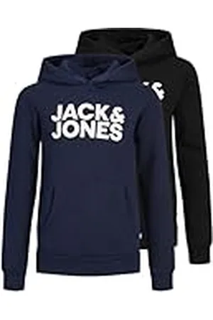 JACK & JONES JUNIOR Jjecorp Logo Sweat Hood 2pk MP Jnr Sudadera con Capucha, , 164 cm para Niños