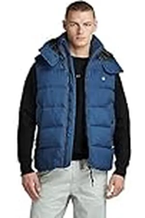 G-Star Para Hombre Chaleco G-Whistler Padded Hooded, , XL