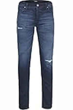 JACK & JONES JACK&JONES Jjiglenn Jjoriginal GE 285 Jeans, Azul Denim, 31W / 34L para Hombre