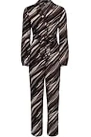 ONLY Onlnova Life Vis L/S Zira Jumpsuit Mono Entero, , M para Mujer