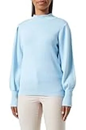 Y.A.S Fonny LS Knit Jersey S. Noos Suéter, Cielo Claro Mujer