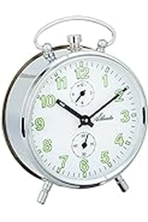 Atlanta Mechanical 1063-19 - Reloj Despertador analógico, Color Plateado, , Reloj Despertador