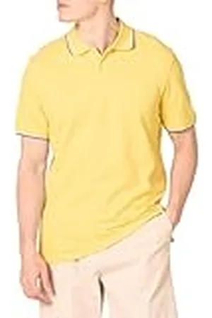 Amazon Polo de Piqué de Algodón de Ajuste Entallado Hombre, , XXL