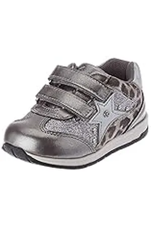 chicco Zapatillas Niña con Doble Cierre de Gancho y Bucle, Zapatos de Deporte Cómodos, Flexibles y Transpirables, para Primavera, Otoño e Invierno, Zapatos Niña y Chica, Gris (2), 20 EU