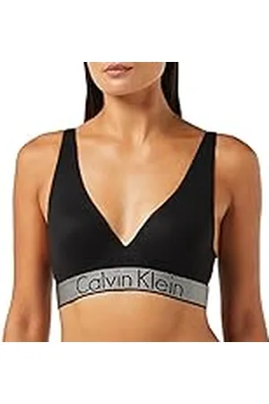 Calvin Klein Plunge Push Up -Customized Strech Sujetador con push-up, , 30A Mujer