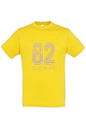 Supportershop – Camiseta 82 Mix and Co niño, T-Shirt Enfant Jaune 82 Mix and co, , 8 ANS (Talla del Fabricante: 8 ANS)