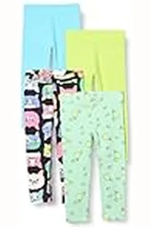 Amazon Disney | Marvel | Star Wars | Frozen | Princess Leggings Niña, Pack de 4, , 8 años
