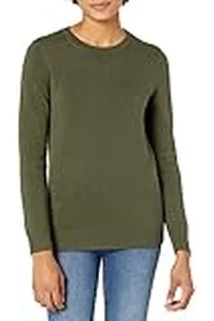 Amazon Jersey en Algodón de Cuello Redondo (Disponible en Tallas Grandes) Mujer, , M