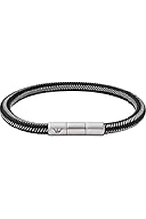 Emporio Armani EGS2991040 Bracelets, Black, Length: 217MM, Width: 6MM para Hombre