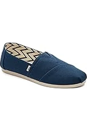TOMS Alpargata Heritage Canvas, Mocasines Planos Mujer, Azul , 38 EU
