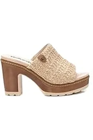 Refresh Sandalia Mujer Beige - Calzado Cómodo y Versátil - Moda casual - Modelo 17270301 (Talla 40)