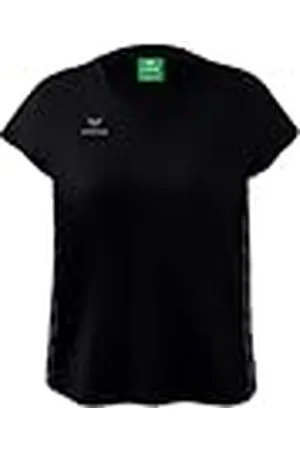 Erima Mujer Essential Team Camiseta de Deporte, Negro, 38