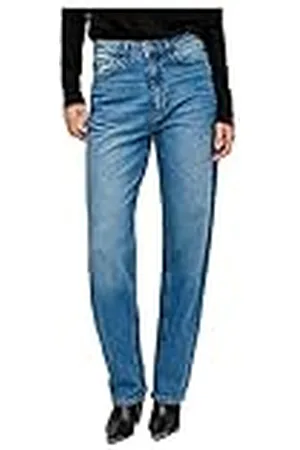 VILA Vikelly Jaf HW Straight Jeans-Noos, , 44W x 32L para Mujer