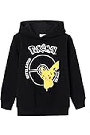 NAME IT Nkmnoscar Pokemon Sweat WH BRU Noos Bfu Sudadera con Capucha, , 122-128 para Niños