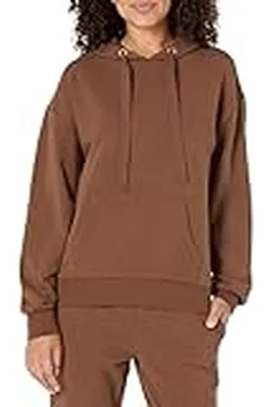 THE DROP Remi Sudadera Holgada de Tejido de Rizo Francés con Manga Larga y Capucha para Mujer, , XX-Small