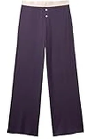 Benetton 32wa3f03p Pantalón de Pijama, Morado (, S para Mujer