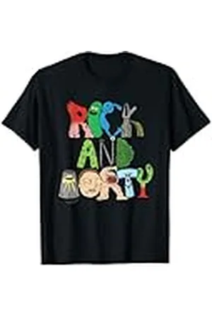 Rick and Morty Illustrated Logo Camiseta