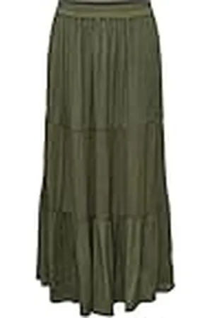 ONLY Onlmikka Life Long Skirt Wvn Noos Falda, , L para Mujer