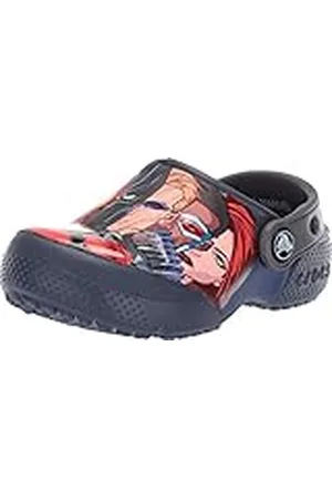Crocs FL Marvel Multi Clog K, Zuecos Unisex niño, Azul (Navy 410b), 19/20 EU