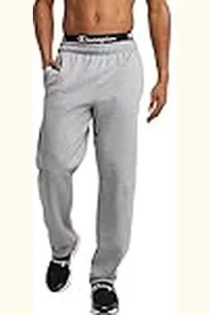 Champion Powerblend Pantalón de Forro Polar con Parte Inferior Abierta, , XX-Large para Hombre