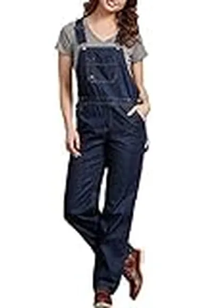 Dickies Mujer, Mono de corte holgado con tirantes, ÍNDIGO Talla únicaCURO, S