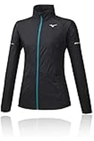 Mizuno Camiseta de Manga Larga Aero Wind para Mujer, Color y Turquesa, Mujer, Camisetas., J2GE9710-09, , Medium