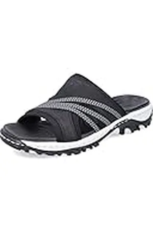 Rieker Zuecos Mujer, Black Black Pacific White 68680 00, 36 EU