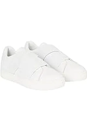 Calvin Klein Jeans Mujer Sneaker Suela Cupsole Classic Zapatillas, Blanco (Bright White/Creamy White), 41 EU