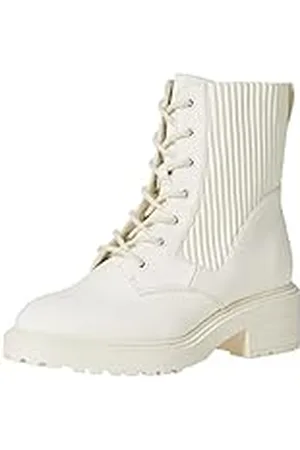 Amazon Bota de Combate de Goma con Suela Gruesa Mujer, , 41 EU Ancho