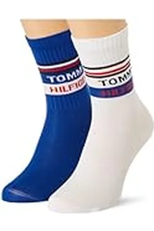 Tommy Hilfiger Pack de 4 calcetines clásicos 27-30, unisex