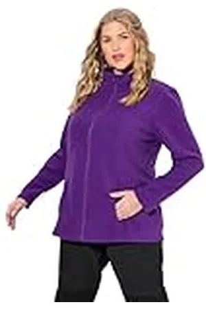 Ulla Popken Fleecejacke, Baukastensystem, Innenjacke, Stehkragen Chaqueta Polar, , 58-60 Mujeres
