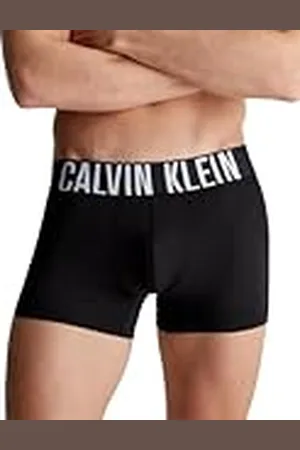 Calvin Klein Calzoncillos bóxer Hombre Pack de 3 Trunks Ropa interior, Negro (Black/Black/Black), S