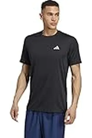 adidas Hombre Train Essentials Training tee, Black/White, XS