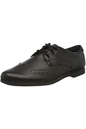 Clarks Scala Lace Y, Zapatos de cordones derby Niñas, Negro (Black), 37.5 EU