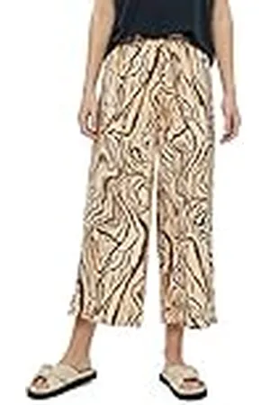 DESIRES Carla Pantalón Corto de Cintura Alta para Mujer, , M