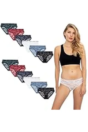 Don Algodon | Pack 12 Bragas para Mujer Suavidad y Comodidad excepcionales | Unidades: 2 Unidades por Cada Color - Bragas Mujer Transpirables, Resistentes, máxima Comodidad día y Noche