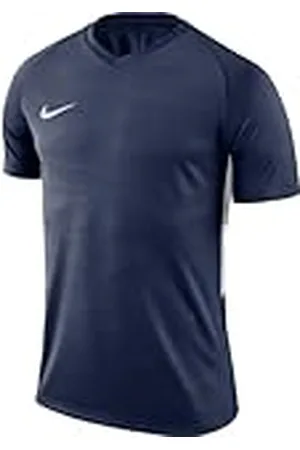Nike Y NK Dry Tiempo Prem JSY SS T-Shirt, Niños, Midnight Navy/Midnight Navy/White/White, M
