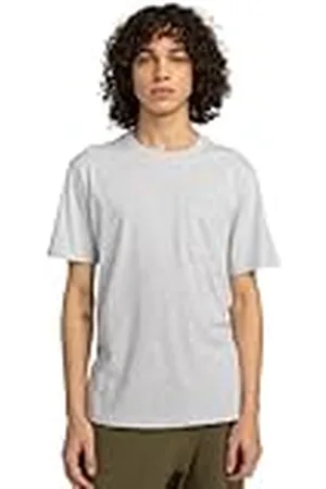 Element Icon - Camiseta de Manga Corta con Bolsillo - Hombre - L - Gris
