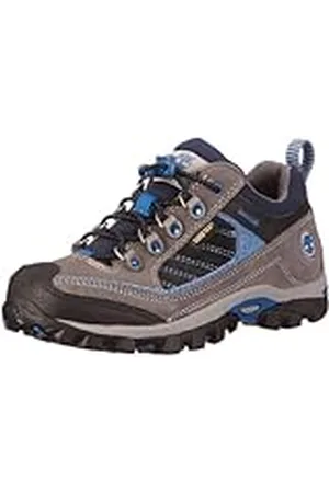Timberland HYPRTRL GTX OX GRY/BLU 40750 - Zapatillas de Deporte de Cuero Nobuck para niños, Color , Talla 34