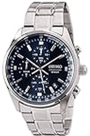 Seiko Reloj Analógico para Hombre de Cuarzo japonés con Correa en Acero Inoxidable SSB377P1