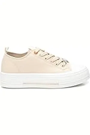 Refresh Zapatilla Mujer Beige - Calzado Cómodo y Versátil - Moda Casual - Modelo 17281708 (Talla 41)