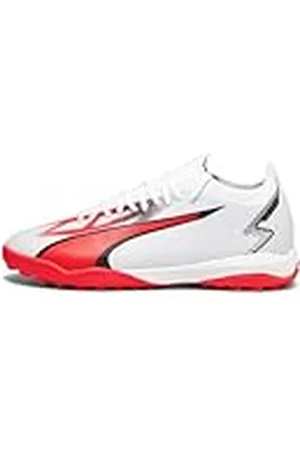 PUMA Ultra Match TT, Zapatillas de fútbol Hombre, Blanco Black Fire Orchid, 46 EU