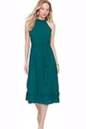 Trendyol Midi Ruffle hem Regular Dress Vestido, , 64 para Mujer
